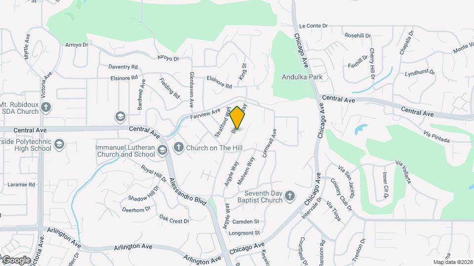 2038 Bronson Way Map and Location Details