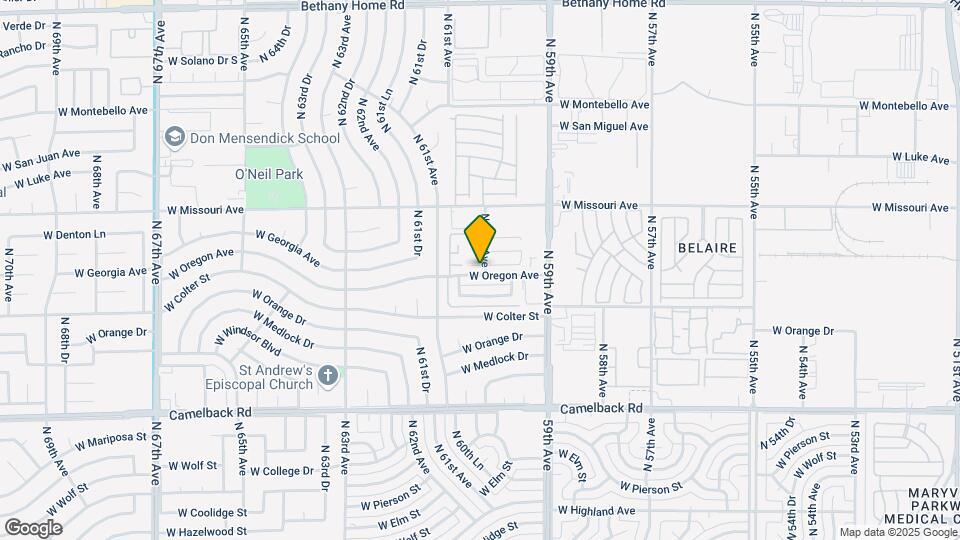 5302 N 60th Ave Mapa y Detalles de la Ubicación