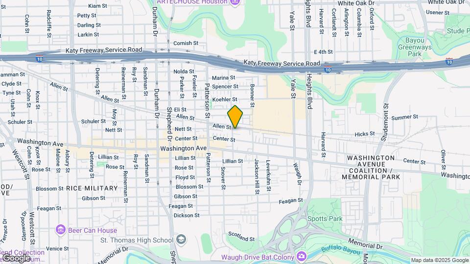 4211 Allen St Map and Location Details