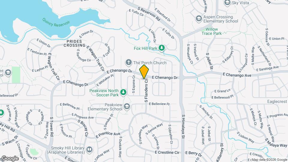 4955 S Flanders Ct Map and Location Details