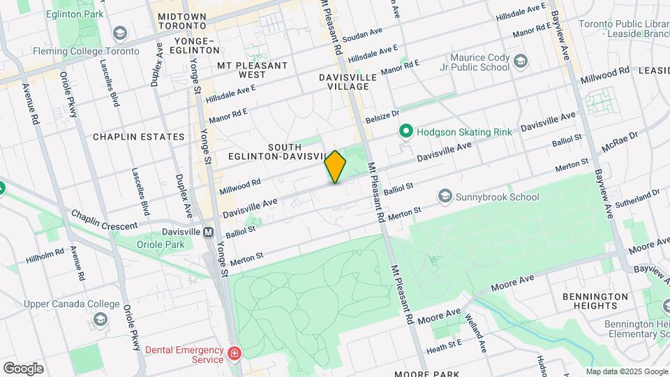 199-221 Davisville Ave Map and Location Details