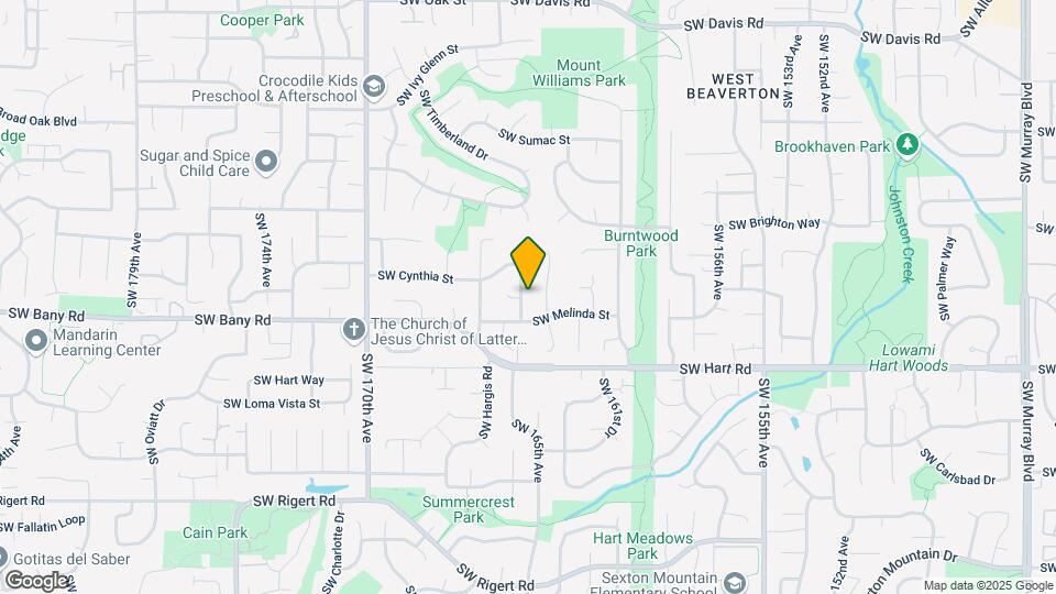 7220 SW 164th Terrace Map and Location Details