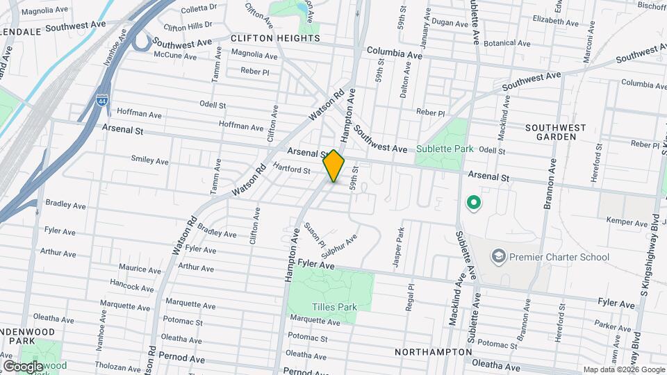 5931 Juniata St Map and Location Details