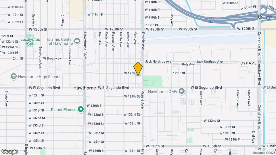 12626 York Ave Map and Location Details