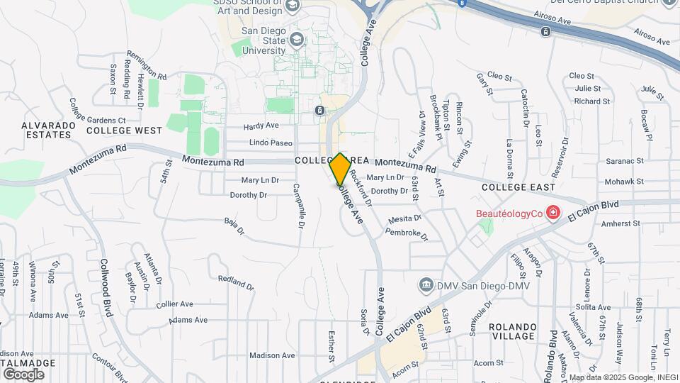 Montage on College Map and Location Details