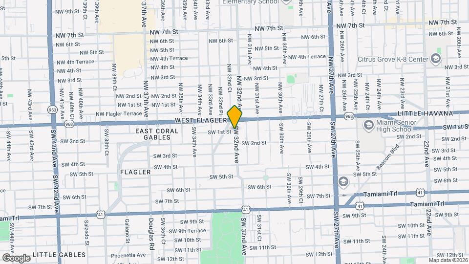 3100 SW 1st St Mapa y Detalles de la Ubicación