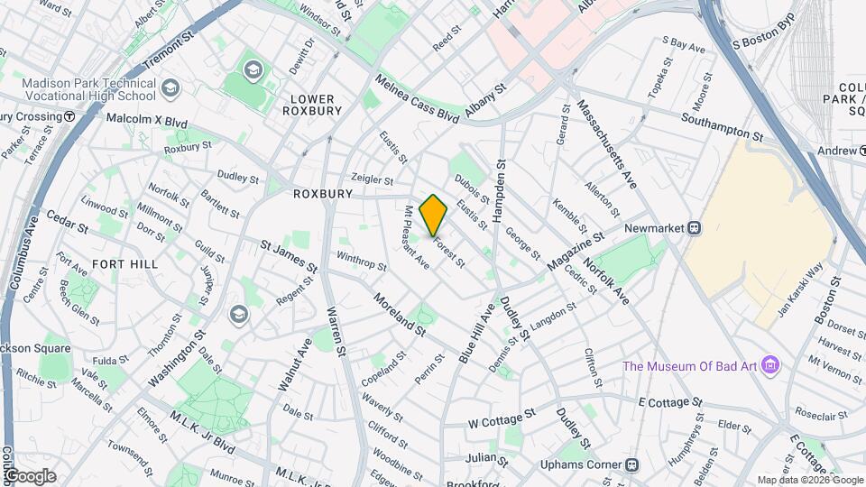 21 Forest St, Unit 1 Map and Location Details