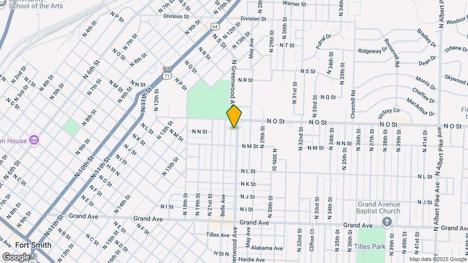 1525 N Greenwood Ave Mapa y Detalles de la Ubicación