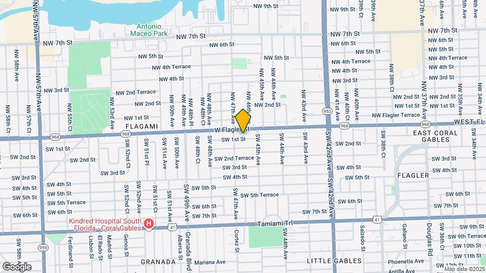 4605 SW 1st St Map and Location Details