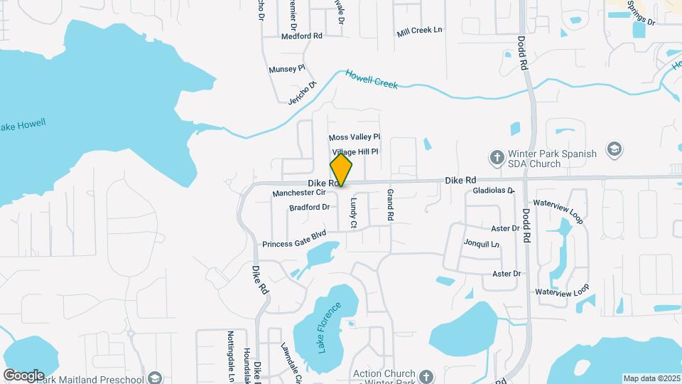 1052 Manchester Cir Map and Location Details