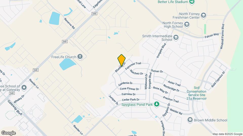 2127 Bluebell Dr Map and Location Details