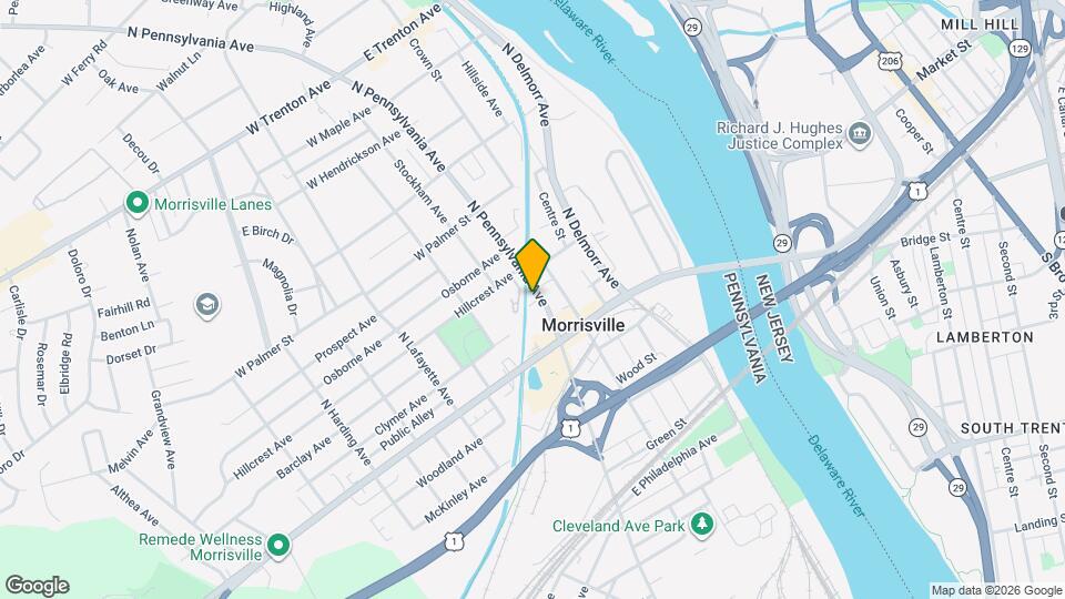 77 N Pennsylvania Ave Map and Location Details