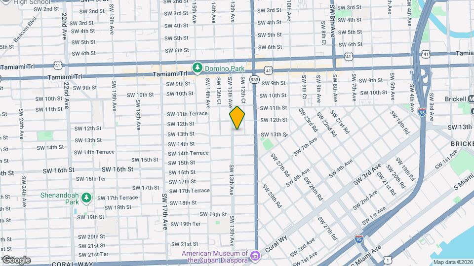 1299 SW 13th St Map and Location Details