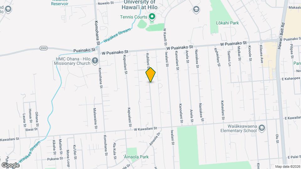 173 Kuhilani St Map and Location Details