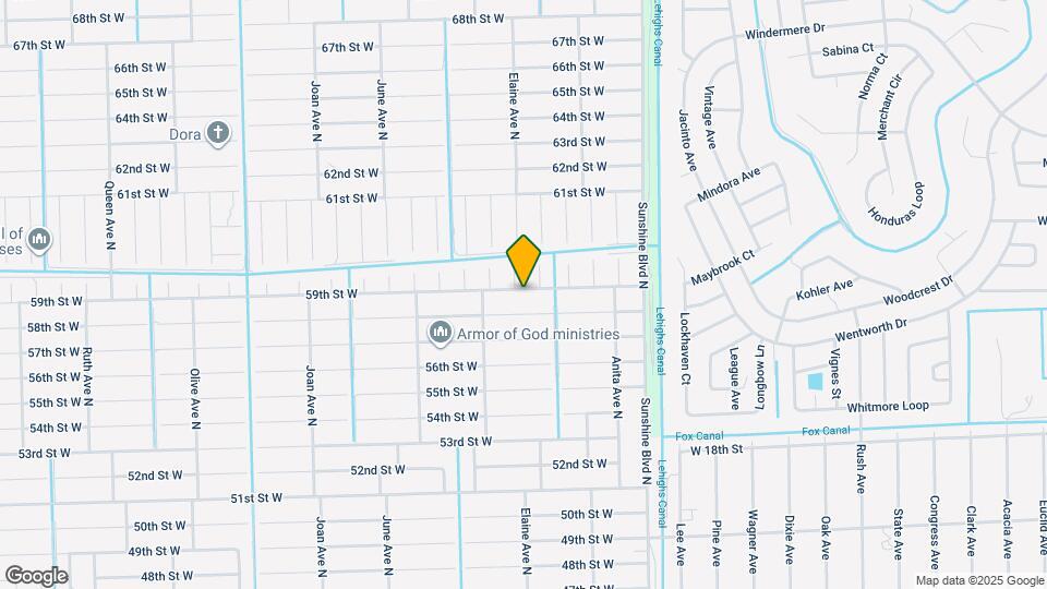 2609 59th St W Map and Location Details