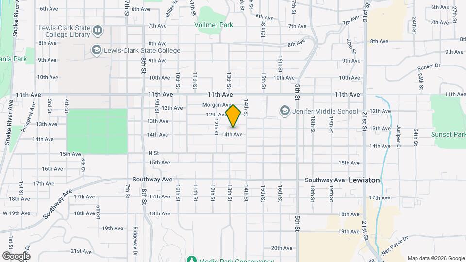 1303 14th Ave Map and Location Details