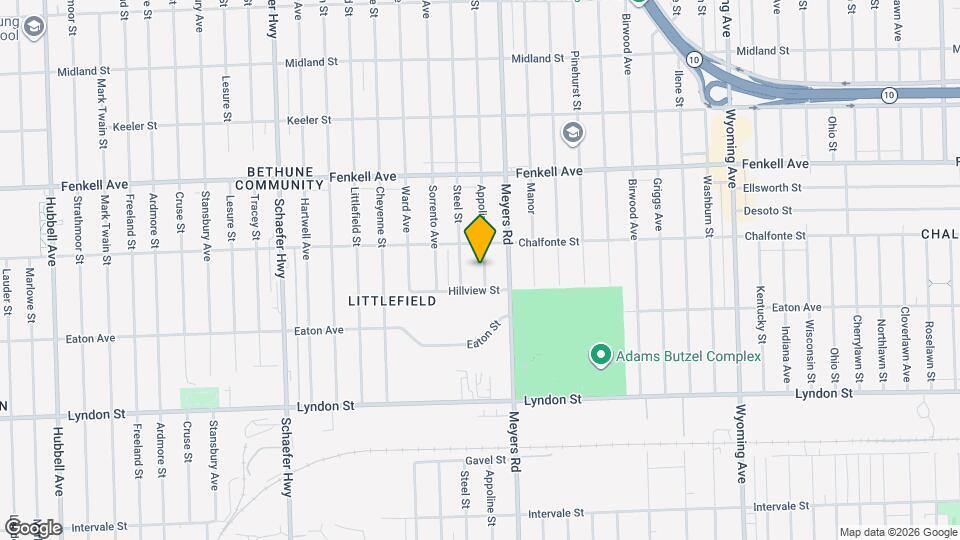 14903 Appoline St Map and Location Details