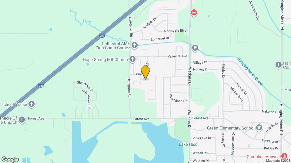 128 Berryhill Pl Map and Location Details