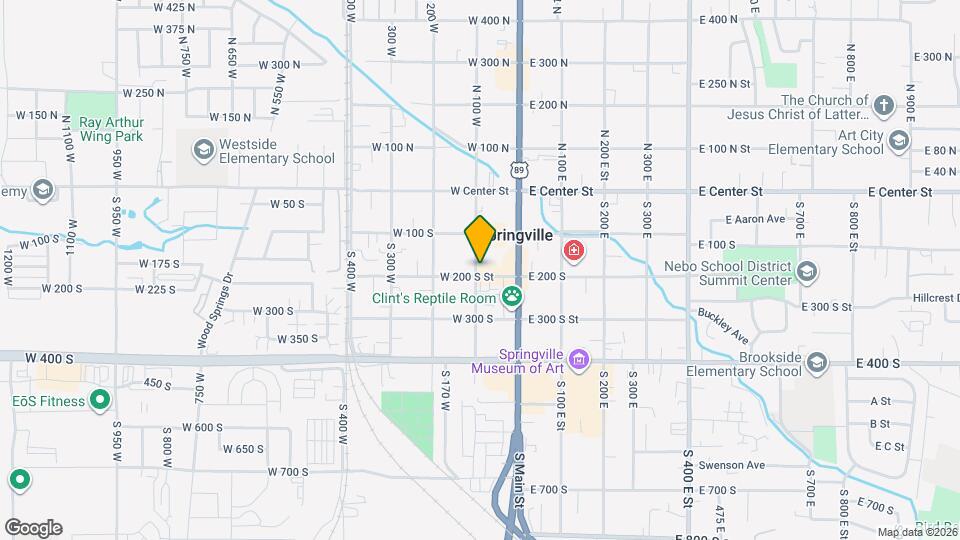 94 W 200 S St Map and Location Details