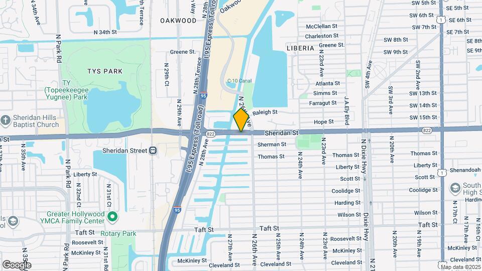 2622 Sheridan St Map and Location Details