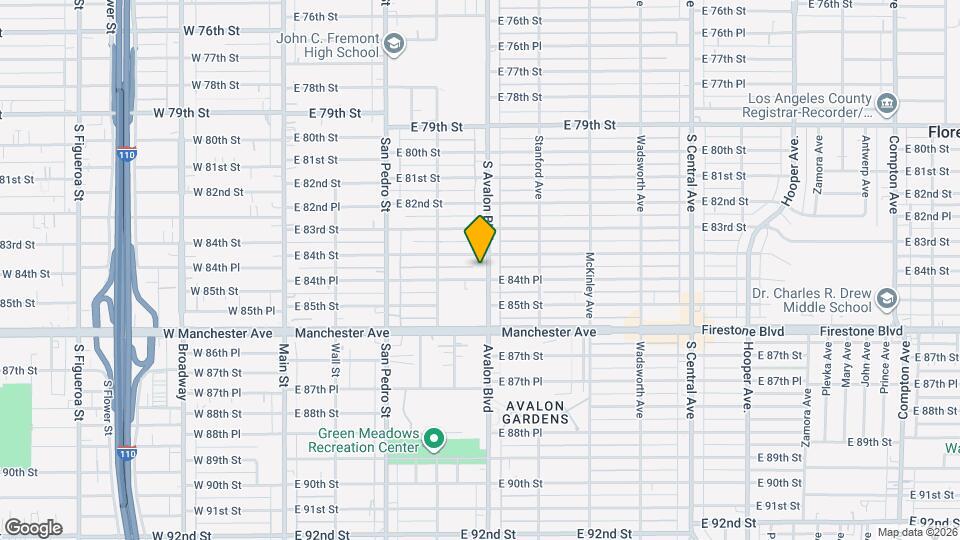 8417 Avalon Blvd, Unit 8417 Map and Location Details