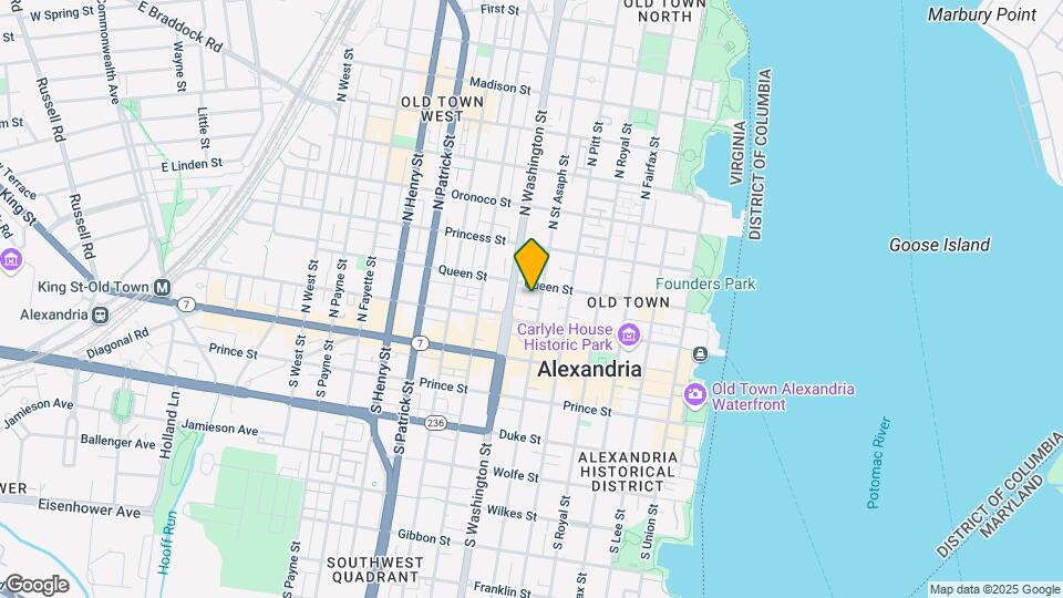 220 N St Asaph St-Unit -18 Map and Location Details