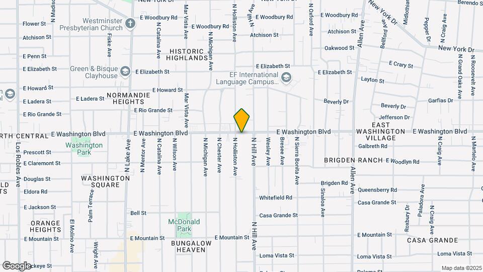 1350 Washington Blvd Mapa y Detalles de la Ubicación