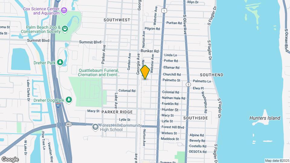 524 Palmetto St, Unit 524 Map and Location Details