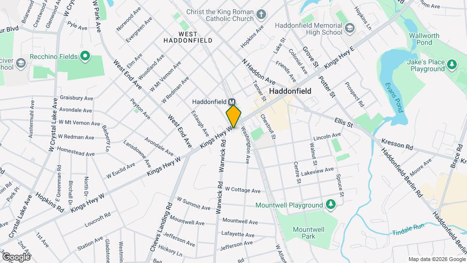 Haddonfield Manor Apartments Map and Location Details