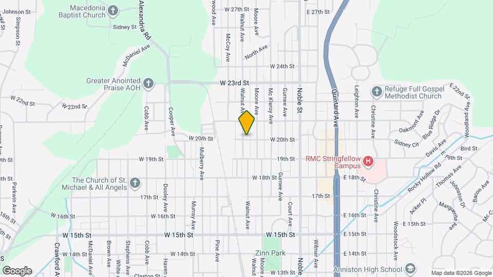 2001 Walnut Ave Map and Location Details
