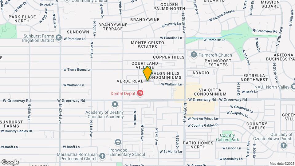 3721 W Waltann Ln Mapa y Detalles de la Ubicación