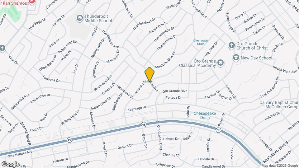 1101 Thunderbolt Ave, Unit 102 Mapa y Detalles de la Ubicación