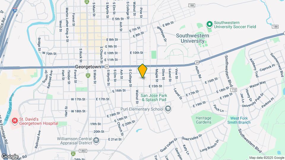 1310 Pine St Map and Location Details