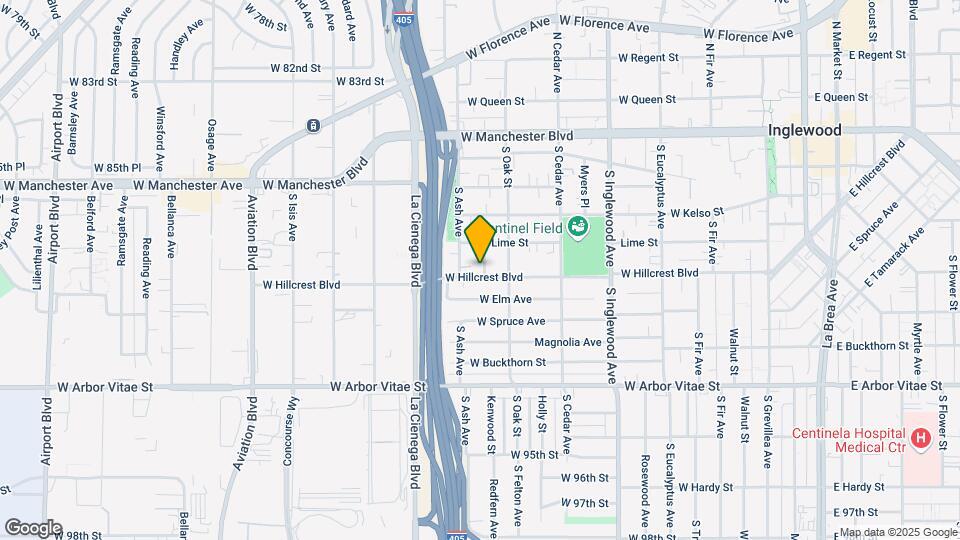 525 Sycamore Pl Map and Location Details