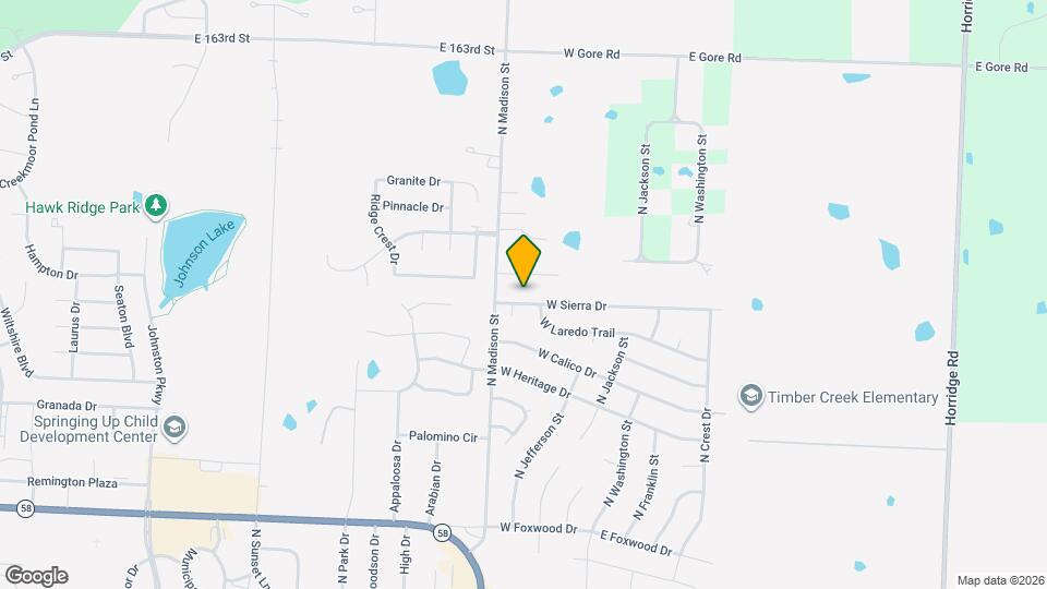 306 W Sierra Dr Map and Location Details