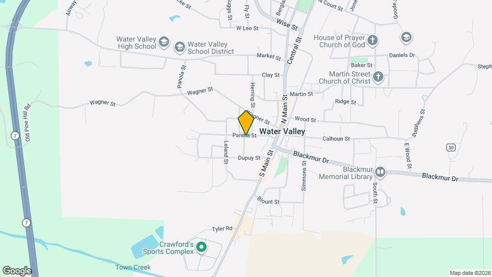 205 Panola St Map and Location Details