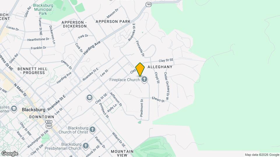 410 Alleghany St Map and Location Details