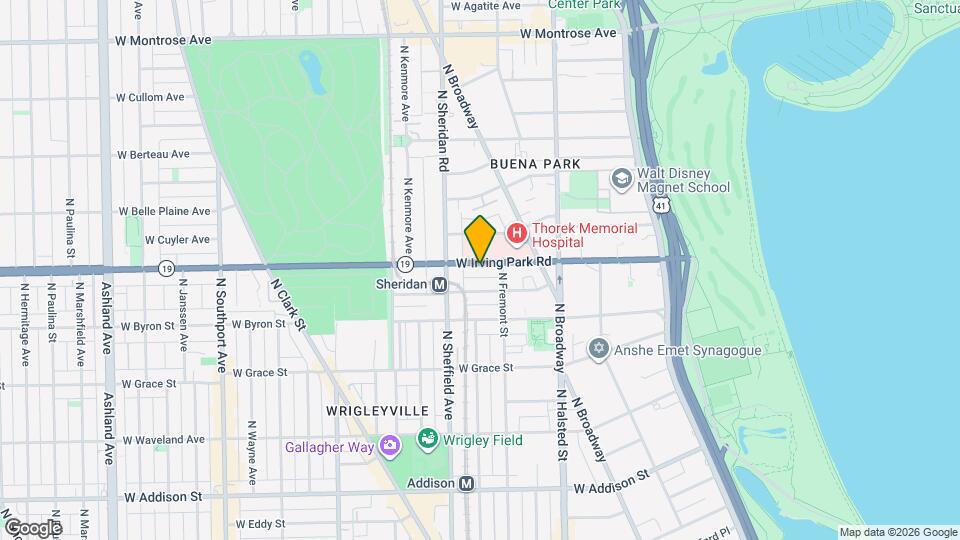 925 W Irving Park Rd, Unit J08P Map and Location Details