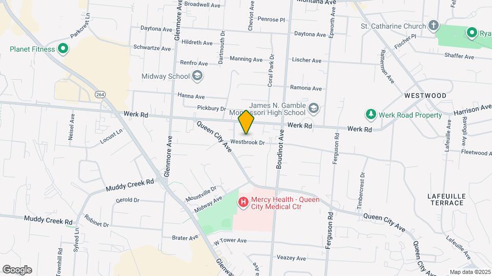 3160 Westbrook Drive Map and Location Details