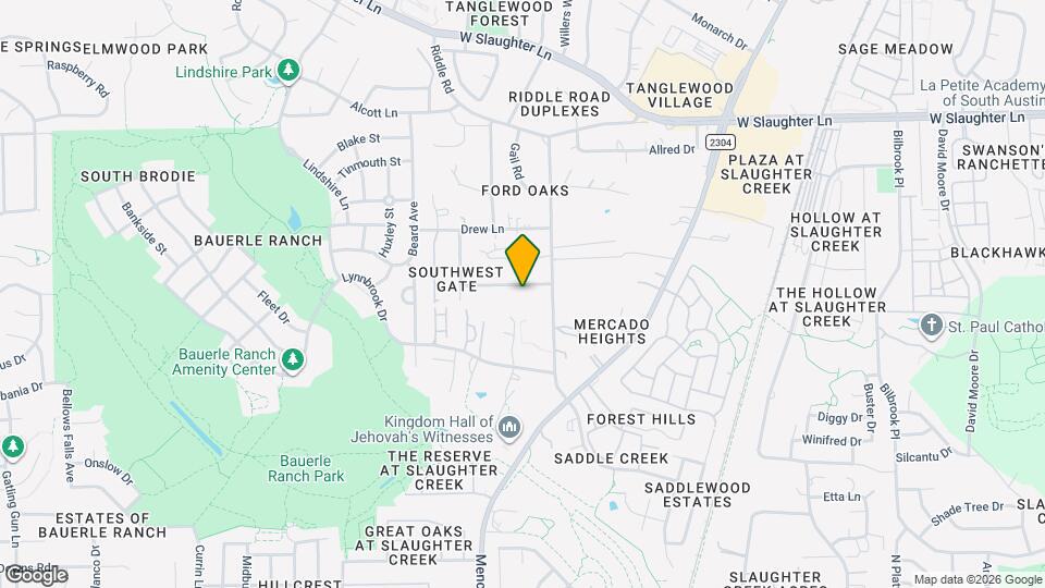 2409 Sanders Ln Map and Location Details