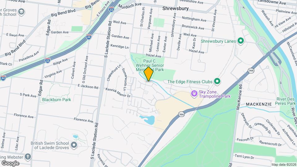 7519 Triwoods Dr, Unit F Map and Location Details