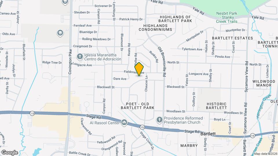 5380 Blackwell St Map and Location Details
