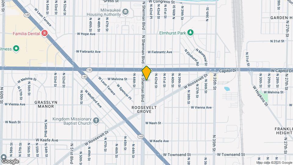 3926 N Sherman Blvd Map and Location Details