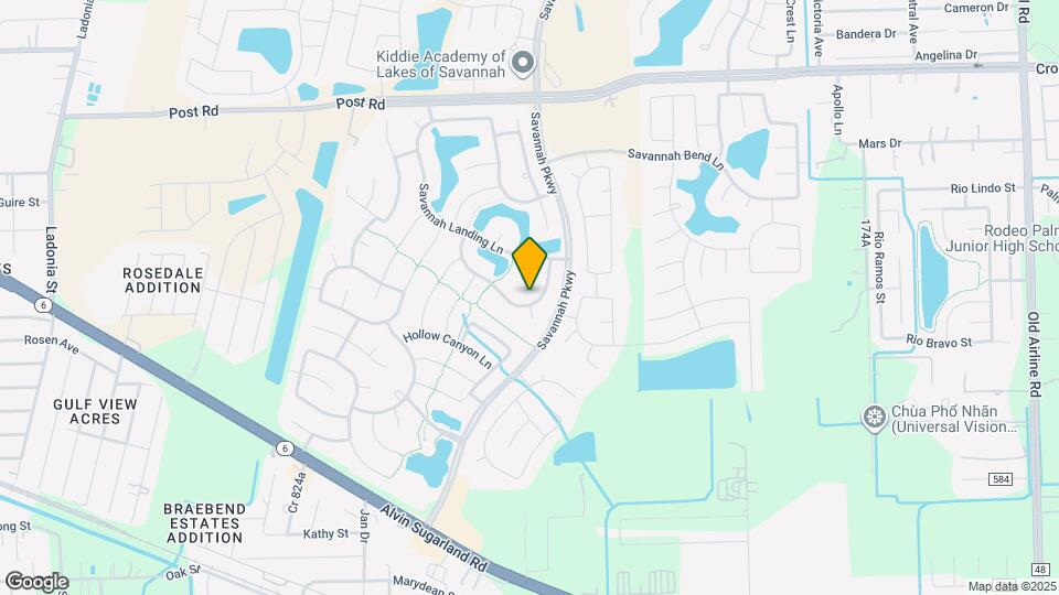 5512 Canyon Bluff Ln Map and Location Details