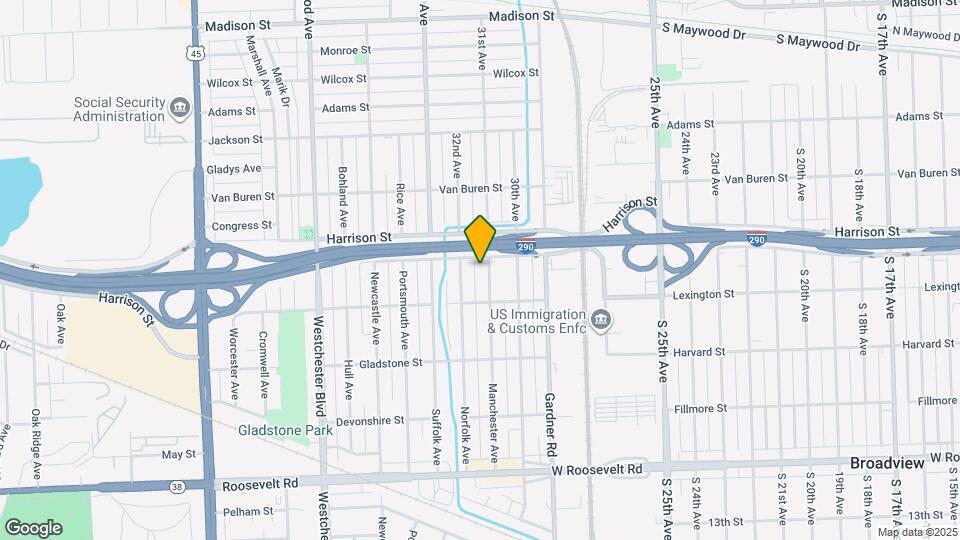 626 Manchester Ave Map and Location Details