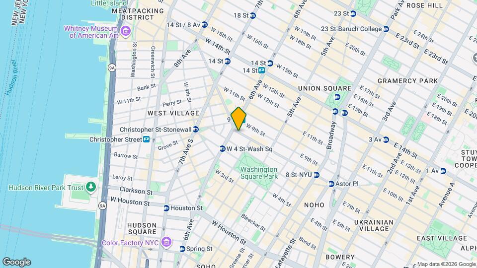 58 W 8th St Map and Location Details