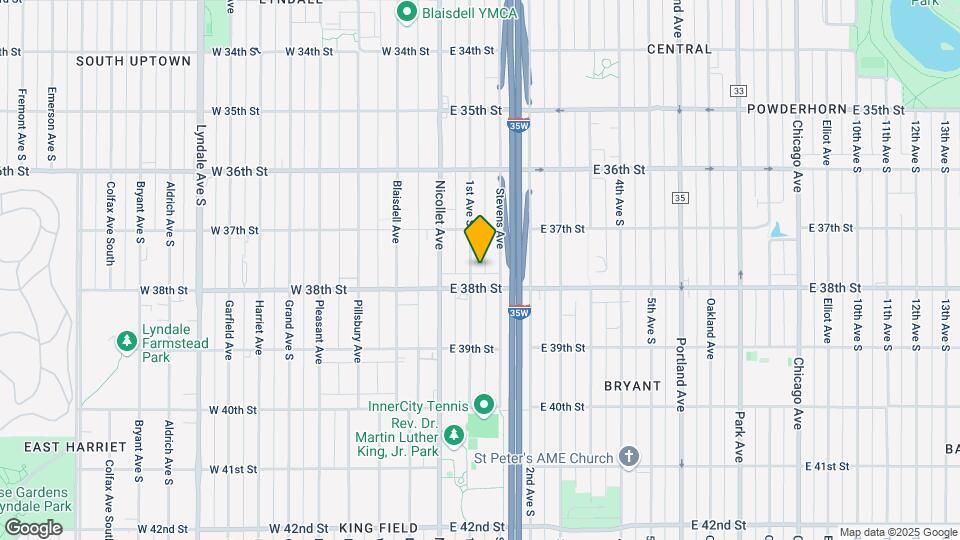 3741-3743 1st Ave S Map and Location Details