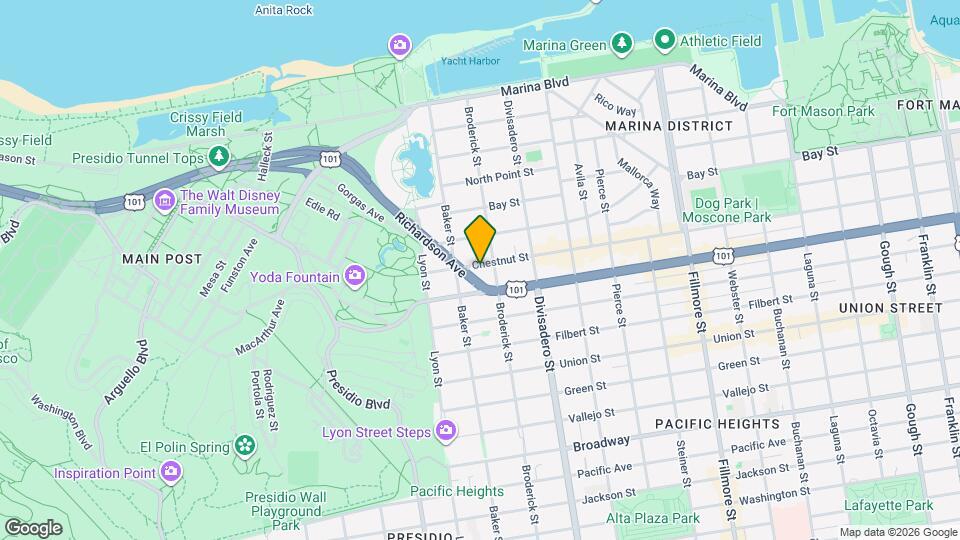 2533 Chestnut St Map and Location Details