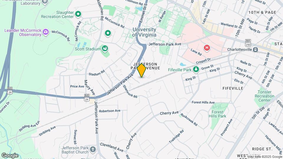 1800-D132 Jefferson Park Ave Map and Location Details