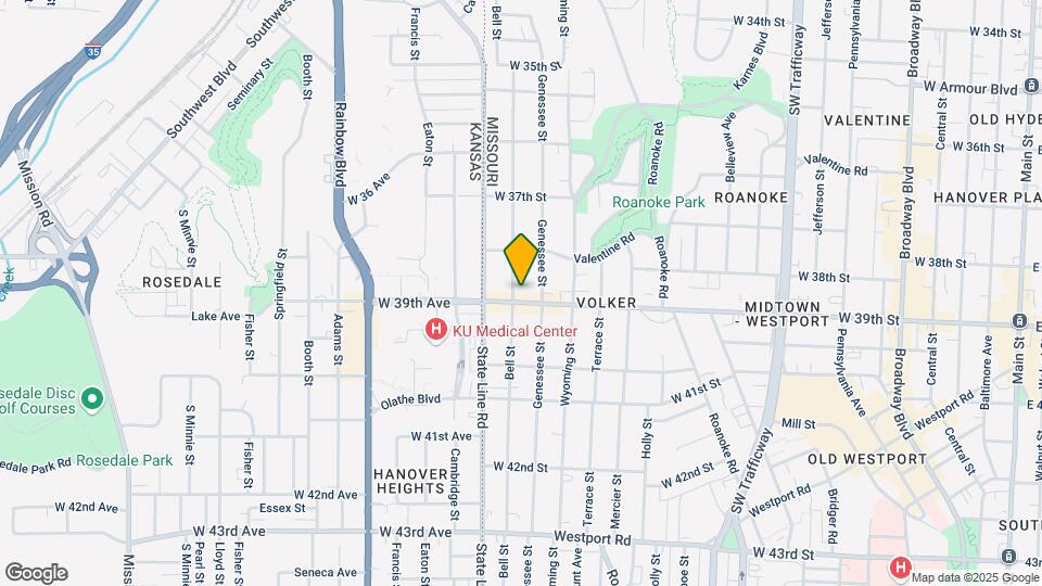 1702 W 39th St Map and Location Details